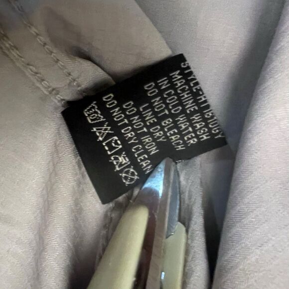 Hooey Short Sleeve Shirt Men’s Large Gray Pearl Snap - Picture 7 of 9